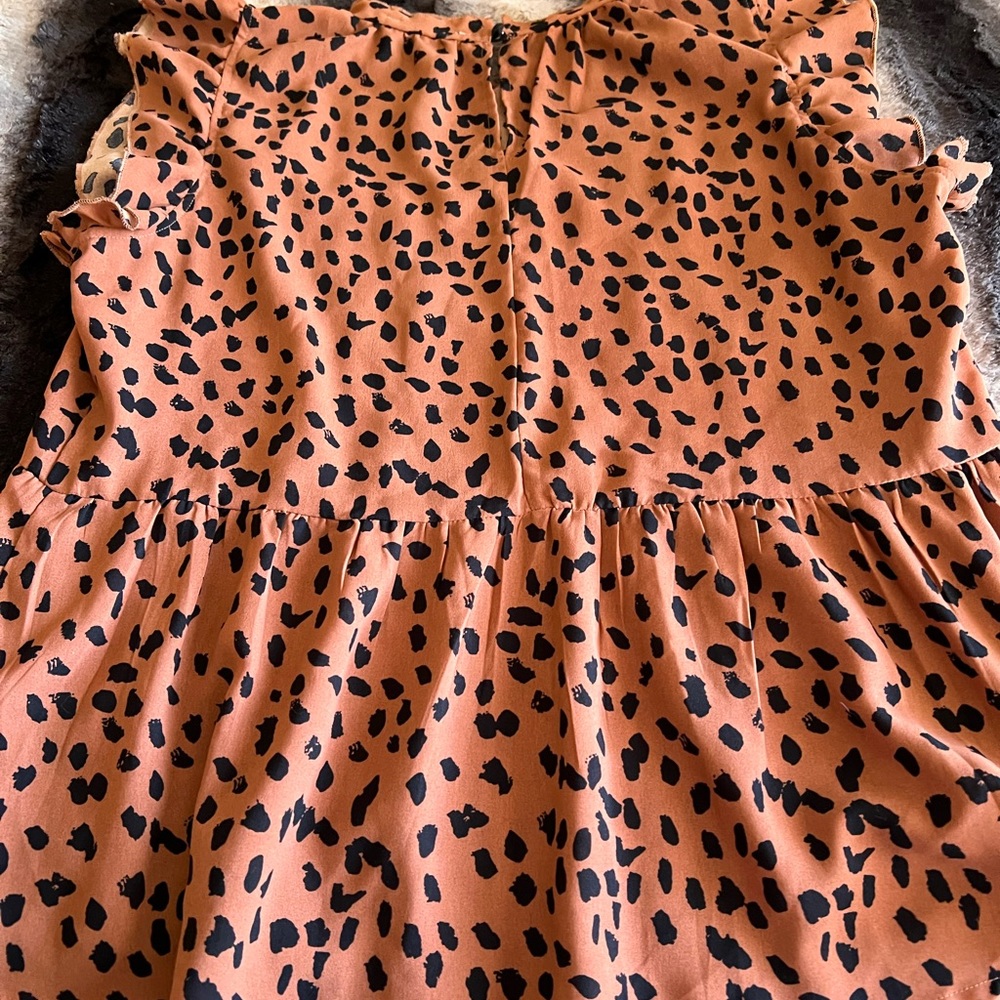 Animal print blouse